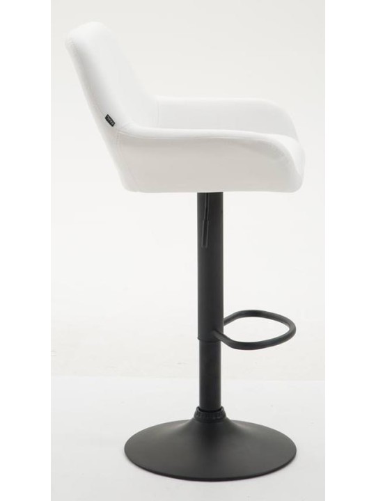 Sada 2 barových stoličiek Braga z umelej kože, biela