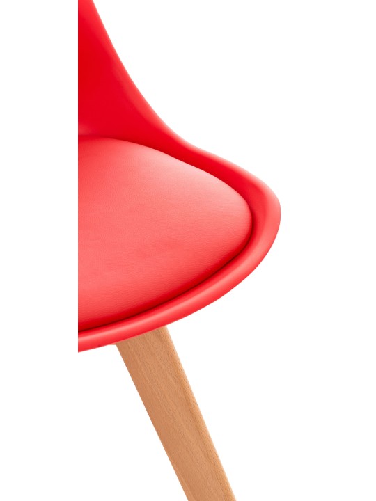 Stolička Linares, červená