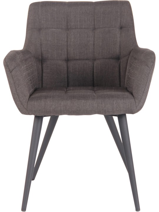 Jedálenská stolička Lyss látka, tmavosivá