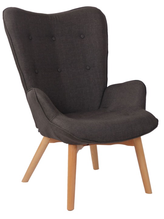 Lehátko látka Durham, tmavosivá