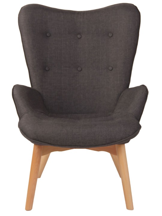 Lehátko látka Durham, tmavosivá