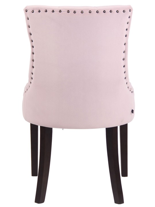 Jedálenská stolička Aberdeen velvet antique, ružová