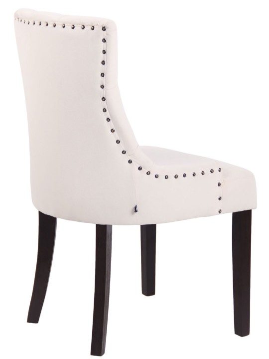 Jedálenská stolička Aberdeen velvet antique, krémová