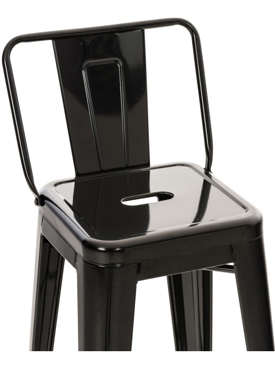 Barová stolička Mason, čierna