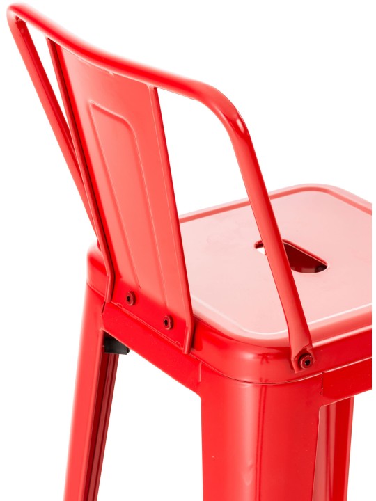Sada 2 barových stoličiek Mason, červená