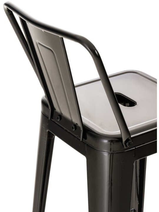 Sada 2 barových stoličiek Mason, čierna