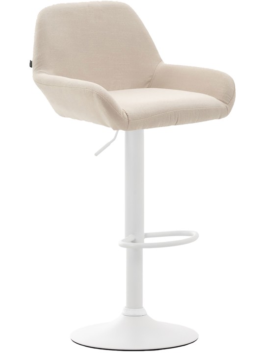 Barová stolička Braga látka, krémová