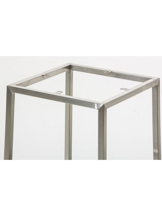 Sada 2 barových stoličiek Montreal 85 látka nerez, modrá