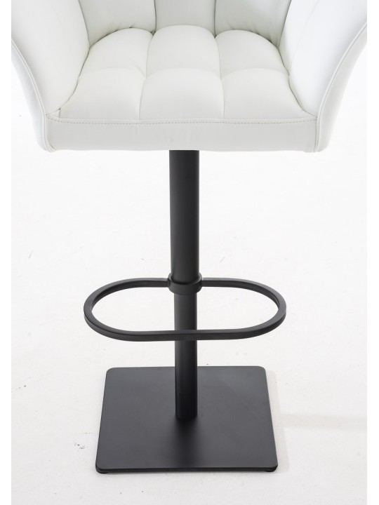 Sada 2 barových stoličiek Damaso z umelej kože, biela