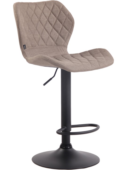 Korková tkanina na barovú stoličku, šedohnedá