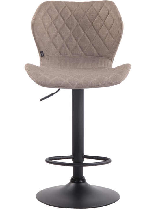 Korková tkanina na barovú stoličku, šedohnedá