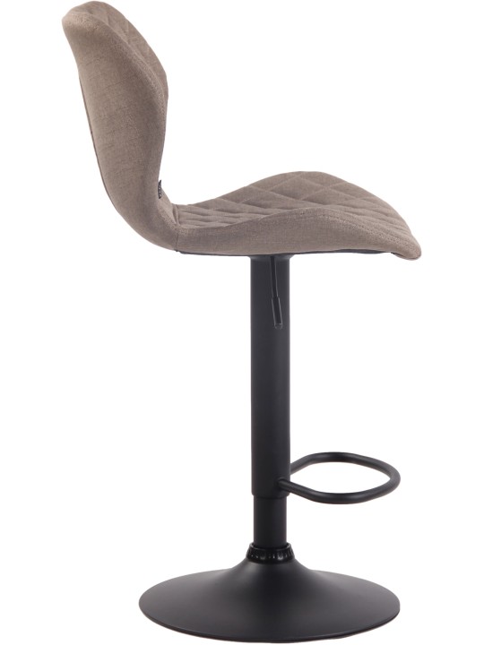 Korková tkanina na barovú stoličku, šedohnedá