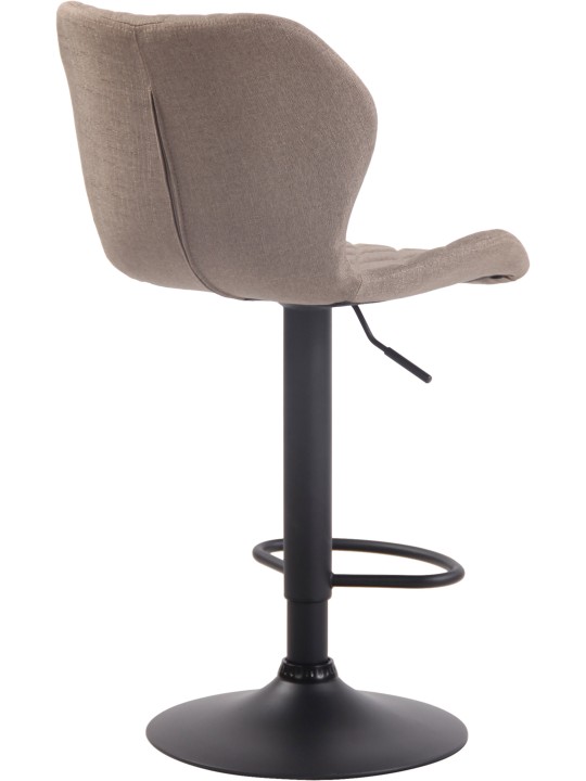 Korková tkanina na barovú stoličku, šedohnedá