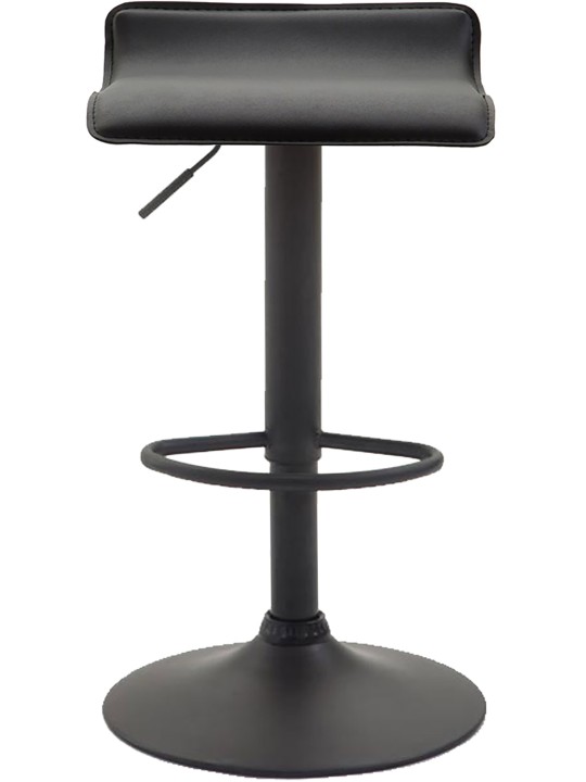 Barová stolička Dyn V2 umelá koža, čierna
