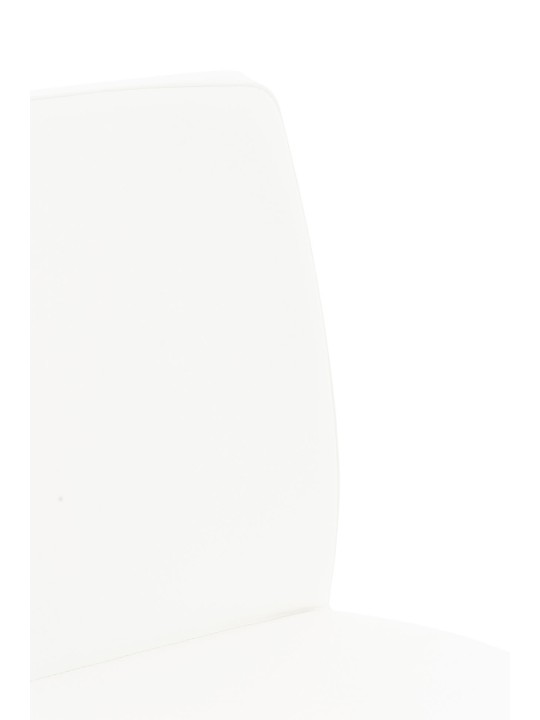 Sada 2 barových stoličiek Cadiz z umelej kože, biela