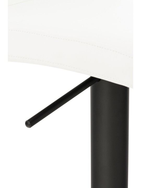 Sada 2 barových stoličiek Cadiz z umelej kože, biela