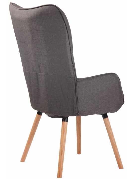 Lehátko Ashford látka natural, tmavosivá