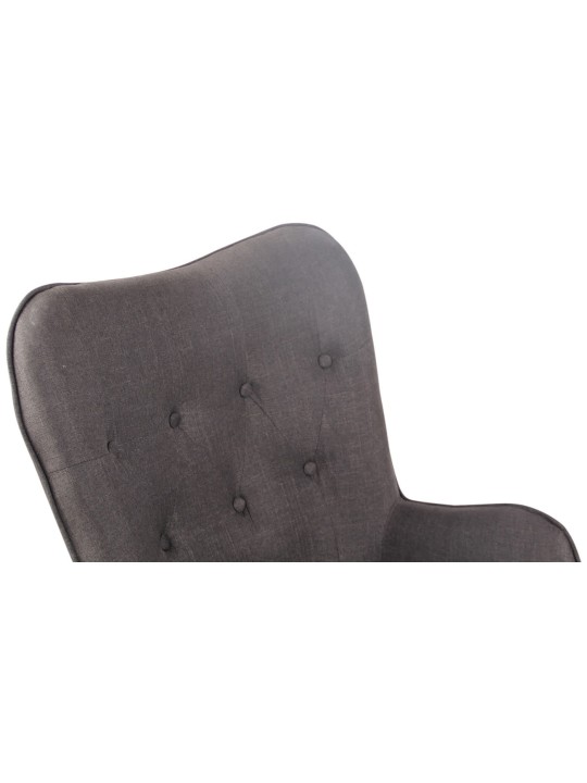 Lehátko Ashford látka natural, tmavosivá