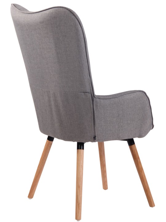 Lehátko Ashford látka natural, sivá