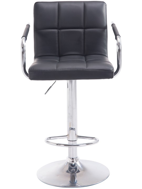 Sada 2 barových stoličiek Lucy V2 chróm, čierna