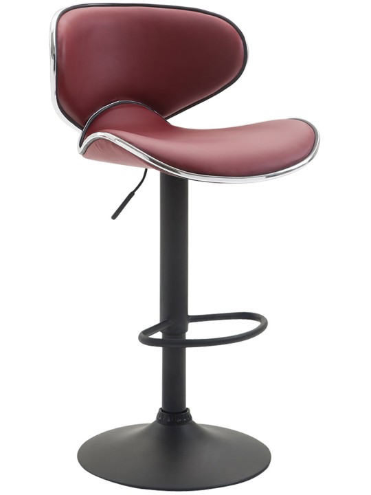 Sada 2 barových stoličiek Las Vegas V2 z umelej kože, bordeaux