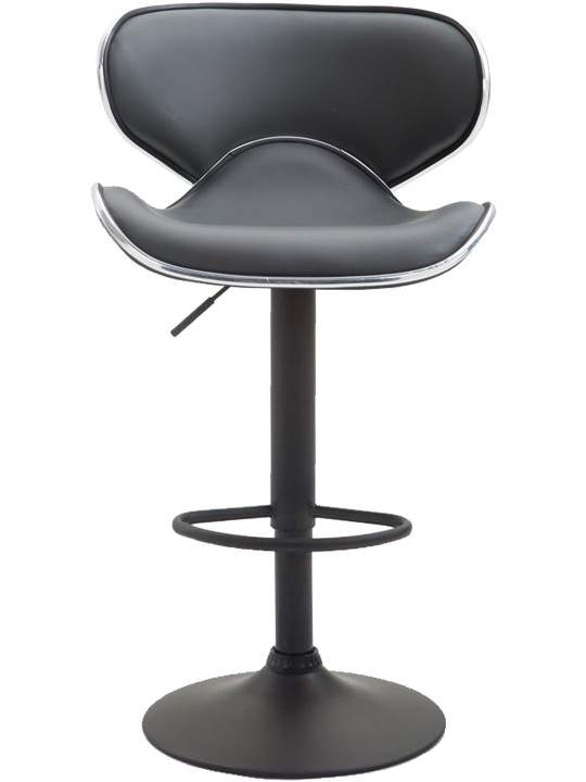 Sada 2 barových stoličiek Las Vegas V2 z umelej kože, sivá
