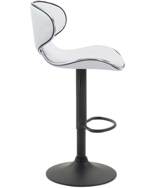 Sada 2 barových stoličiek Las Vegas V2 z umelej kože, biela