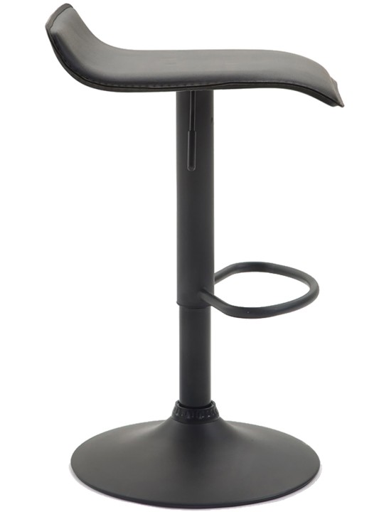 Sada 2 barových stoličiek Dyn V2 umelá koža, čierna