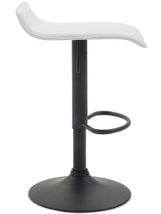 Sada 2 barových stoličiek Dyn V2 umelá koža, biela