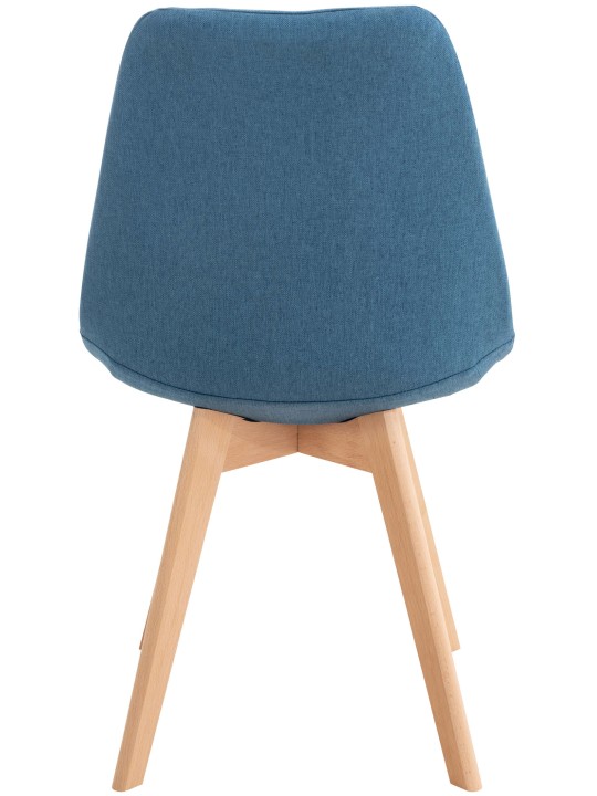 Sada 4 stoličiek Linares látka, modrá