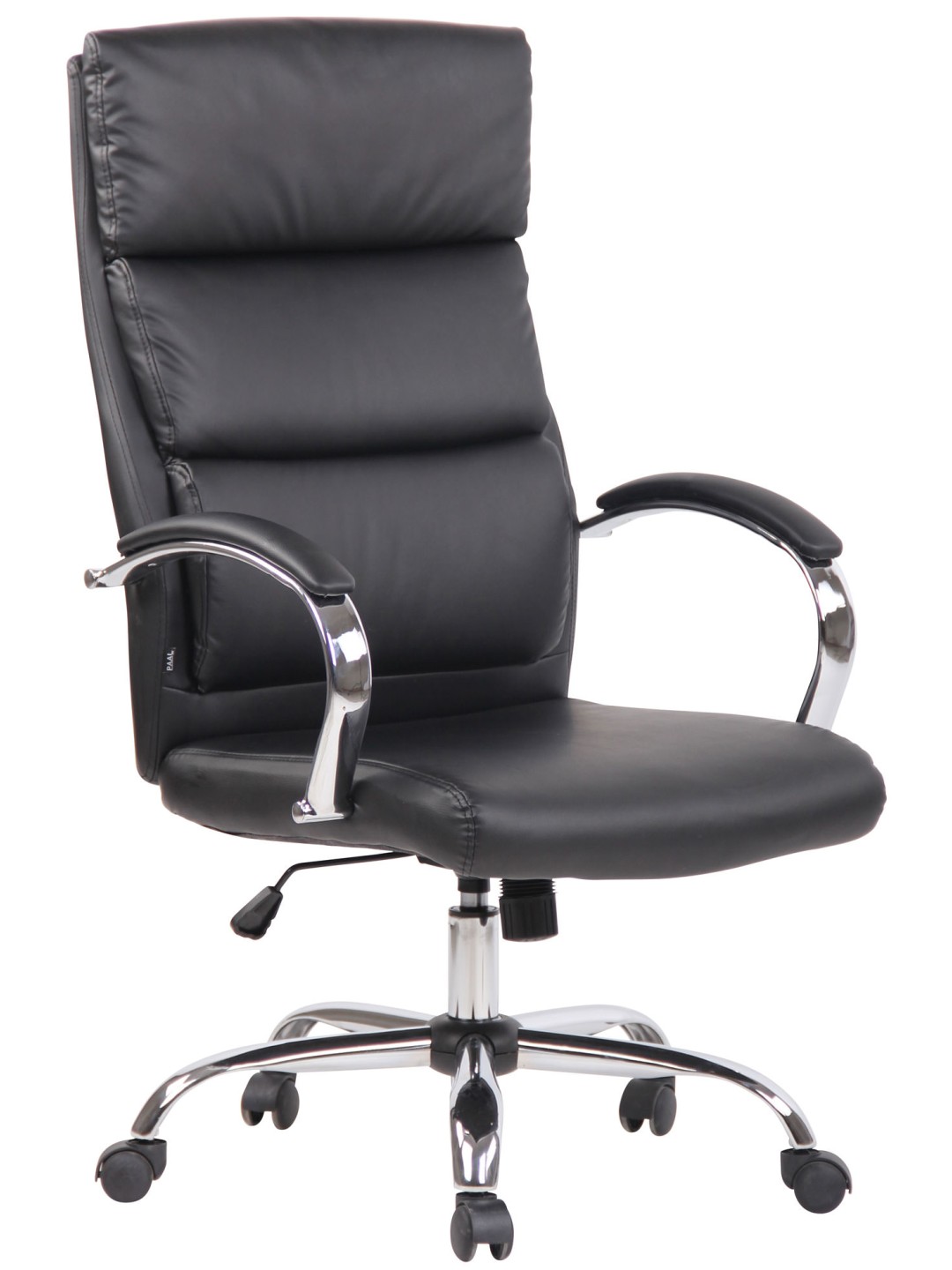 Kancelárske kreslo Bradford z umelej kože, čierna