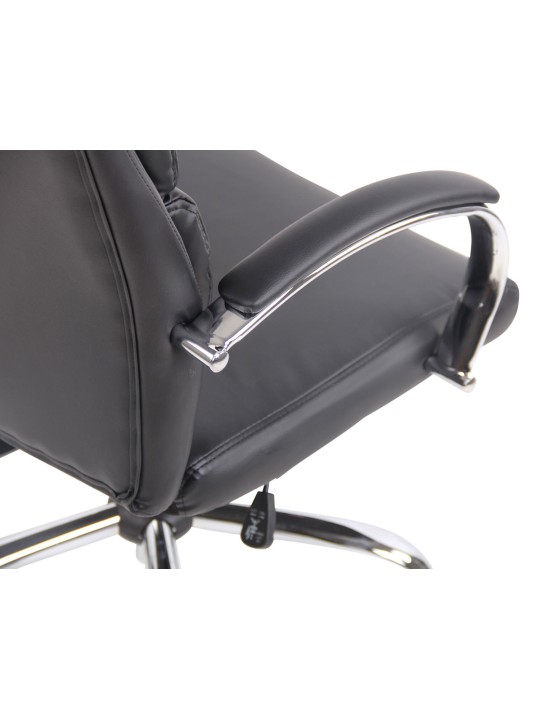 Kancelárske kreslo Bradford z umelej kože, čierna