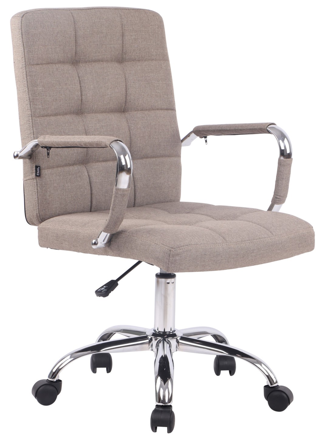 Kancelárske kreslo Deli PRO látka, šedohnedá