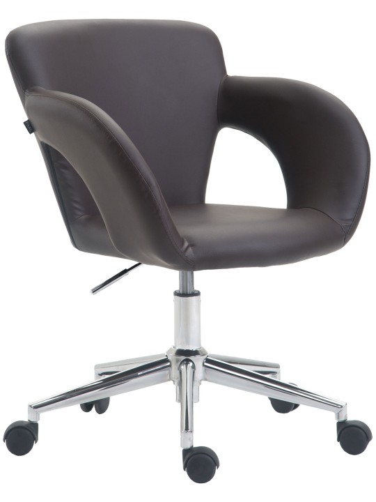 Kancelárska stolička Edison, hnedá