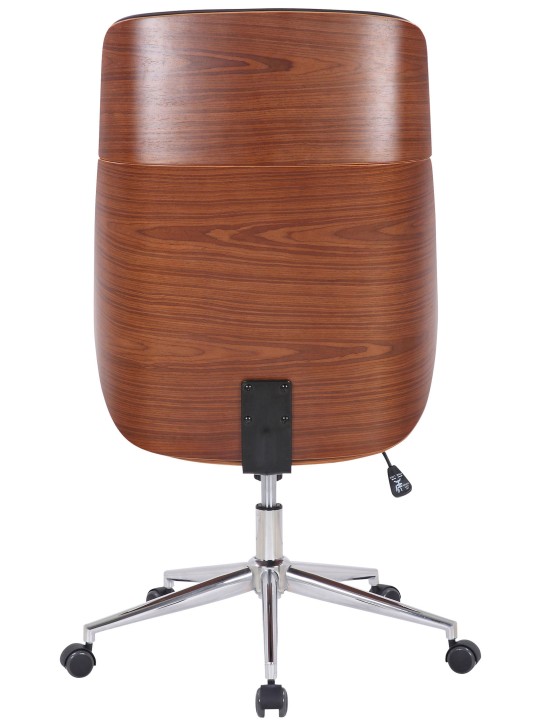 Kancelárske kreslo Varel z umelej kože, orech/hnedá