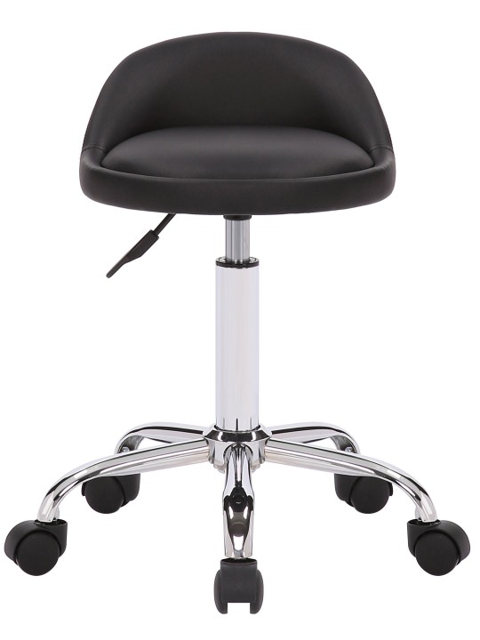 Pracovná stolička Teramo umelá koža, čierna