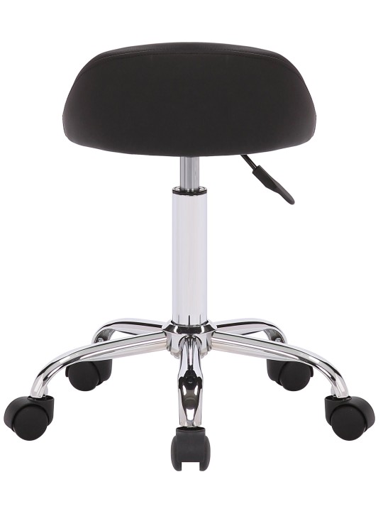 Pracovná stolička Teramo umelá koža, čierna