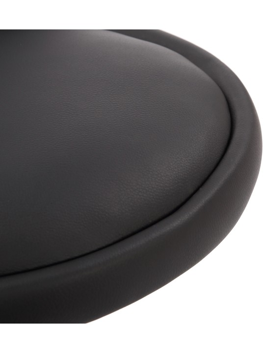 Pracovná stolička Teramo umelá koža, čierna