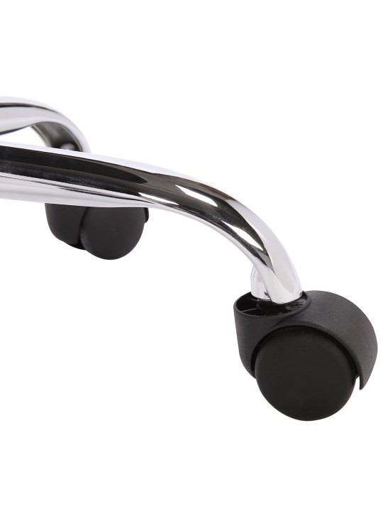 Pracovná stolička Teramo umelá koža, čierna