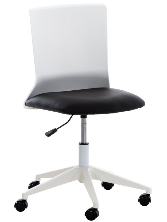 Kancelárske kreslo Apolda z umelej kože, čierna