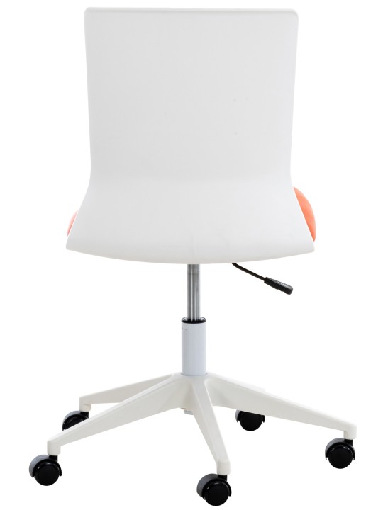 Kancelárske kreslo Apolda z umelej kože, oranžová