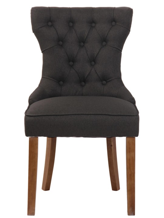 Stolička Franca látka starožitná-svetlá, tmavosivá