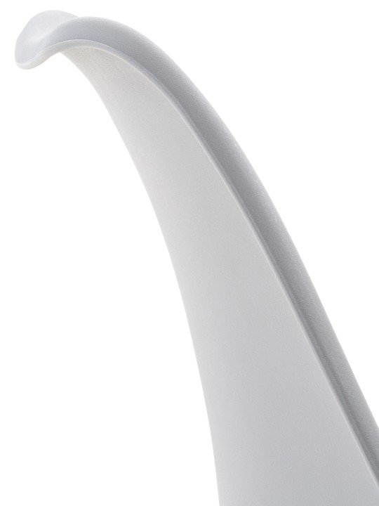 Sada 4 stoličiek Linares plast, sivá/sivá