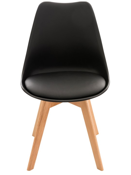 Sada 4 stoličiek Linares, čierna