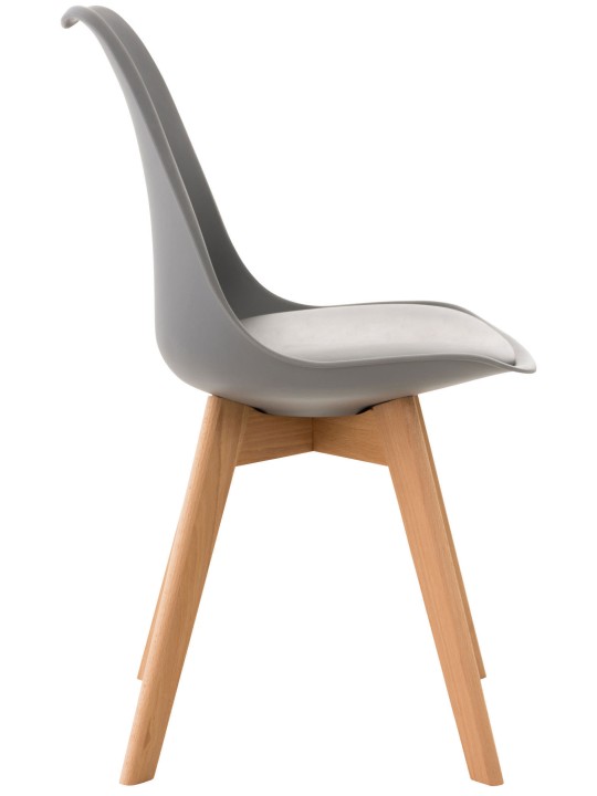 Sada 4 stoličiek Linares, sivá