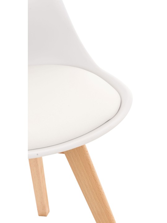 Sada 4 stoličiek Linares, biela