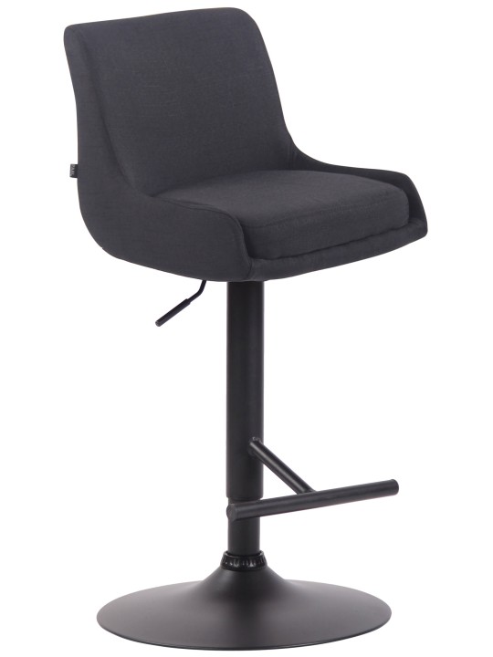 Klubová látka na barovú stoličku, čierna