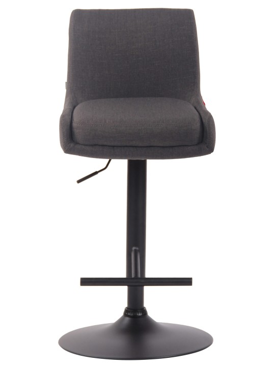 Klubová látka na barovú stoličku, tmavosivá