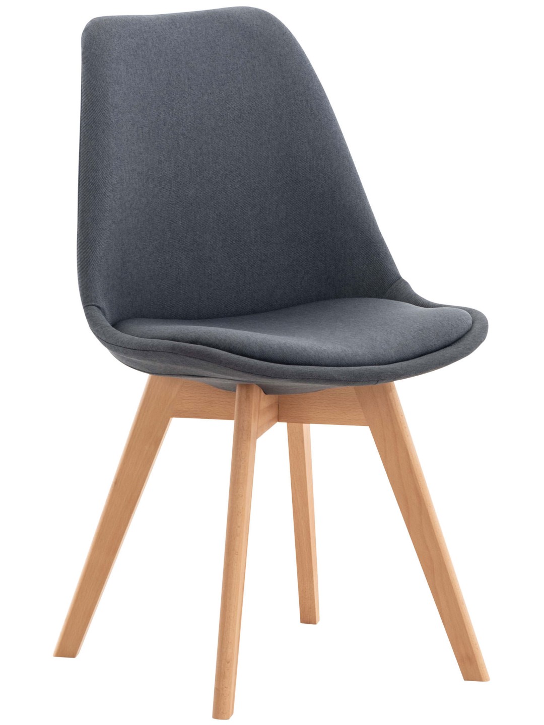 Tkanina stoličky Linares, tmavosivá