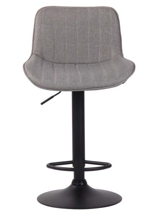 Barová stolička Lentini látka, sivá